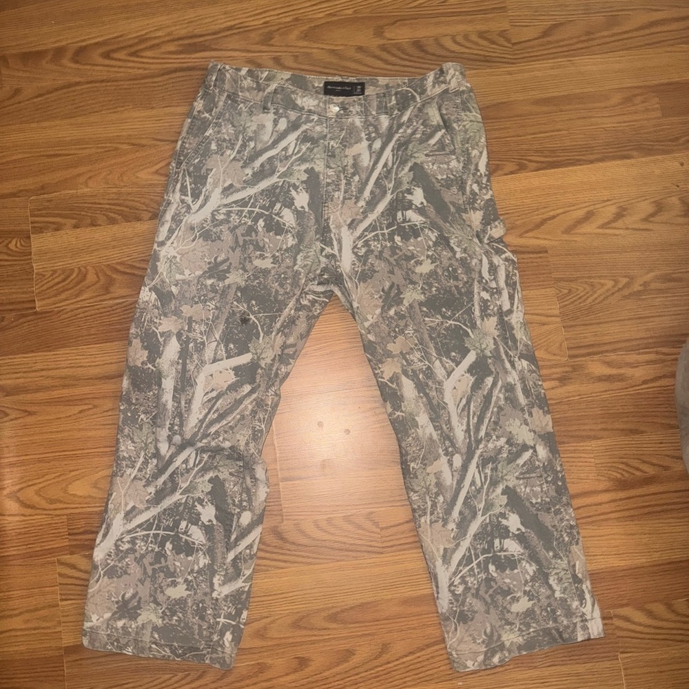 Abercrombie & Fitch Gray Cargo Pants Tactical Style